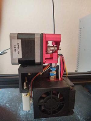Ender-3 direct extruder with bigger extruder gear & BLTouch mount