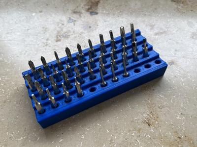 42x 4mm Hex Bit Holder
