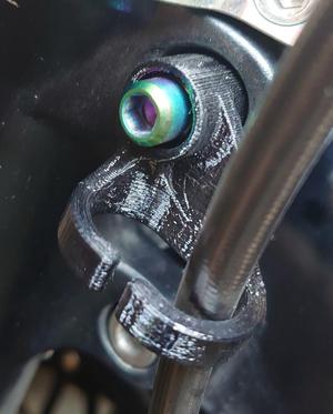 motorcycle brake hose clip v2