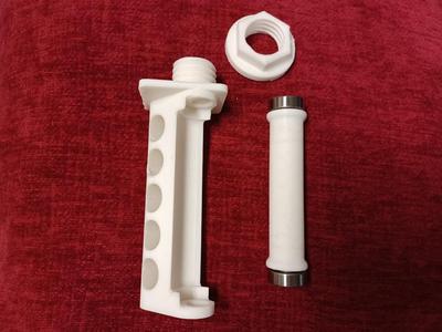 Ender 3 Pro 45' angled filament holder w/ 608 bearings