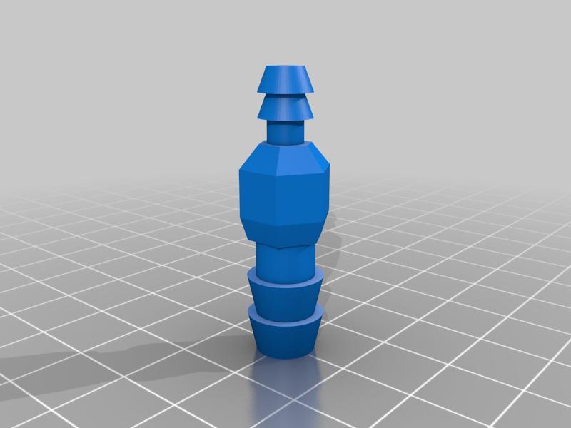 No-support parametric barbed tube joiner