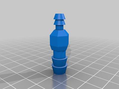No-support parametric barbed tube joiner