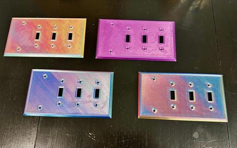 Remix of WALLY - Wall Plate Customizer (with Flush Screws that don't fall out)