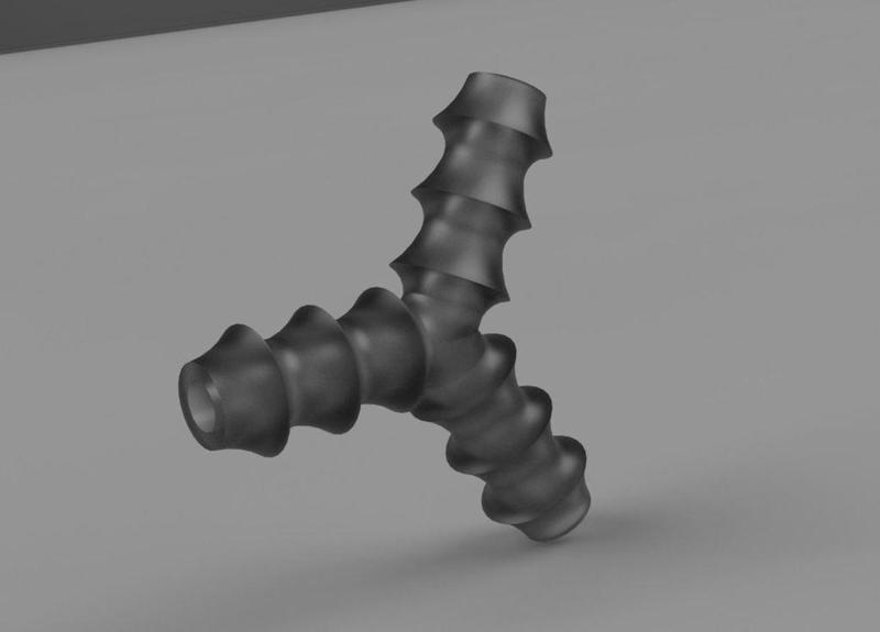 Y Tube Splitter for 3/16"ID soft tubing