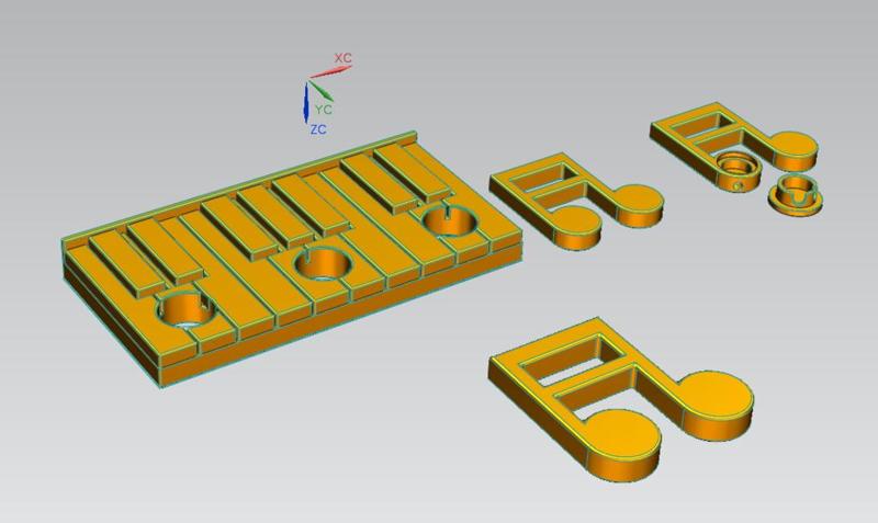 Rompicapo Gioco con Piano e Nota Musicale - Brain teaser / Puzzle Game with Piano and Musical Note