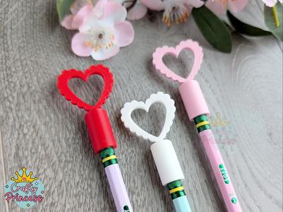 Heart Pencil Topper
