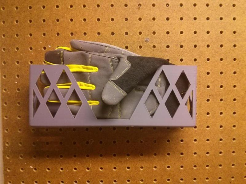 Work glove holder - Peg Board