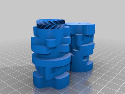Mechanical 7 Segment Display