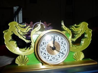 mermaid clock