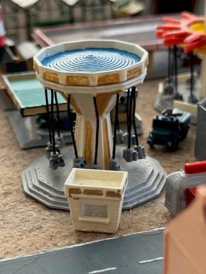 Funfair - chain carousel (z-scale)