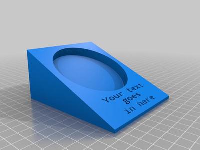 Ice Hockey Puck Wedge Stand