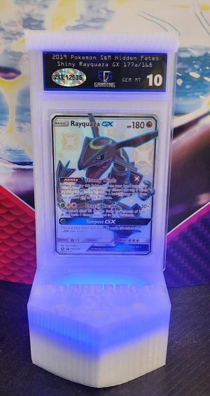 Slab Holder PSA LED hex light Pokemon Baseball Dragonball etc