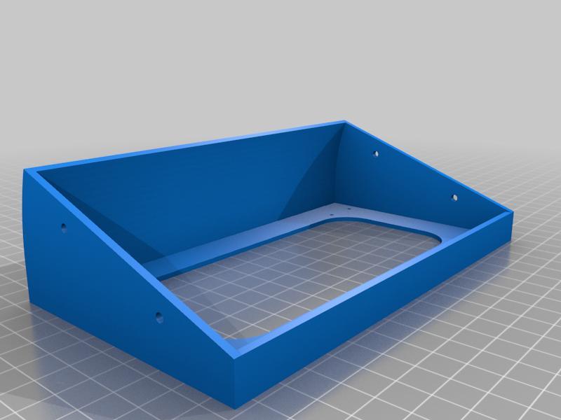 Joying 2Din car radio tilted monitor mount