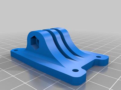 Smooth Style Tab mount for the OG top plate wit out the rocket