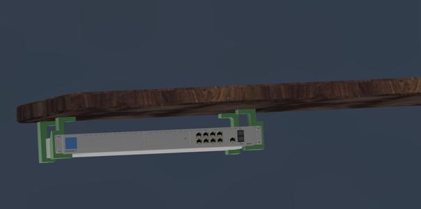 Holder for mounting Dream Machine pro under Desk