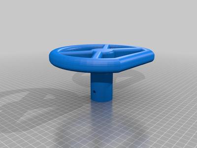 replacement steering wheel for bobbycar for 10mm  with screw hole
