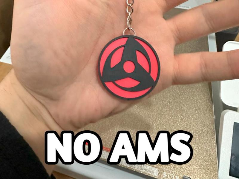 Obito Mangekyo Sharingan Keychain (No AMS)