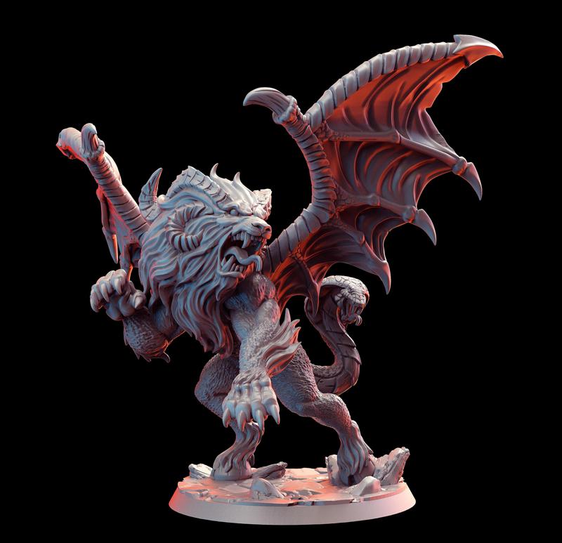 Jordian Chimera - 32mm - DnD -