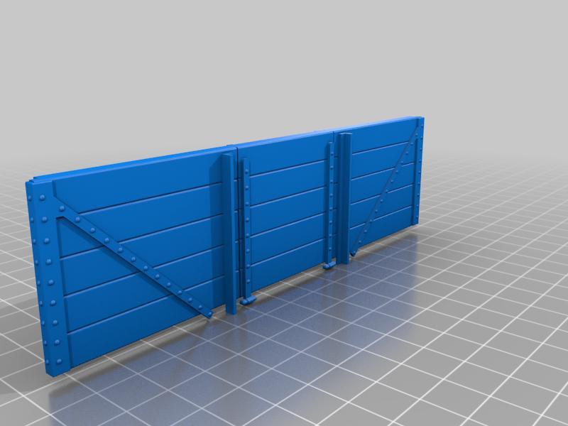 10' Wooden Gondola - 1:20.3 Scale