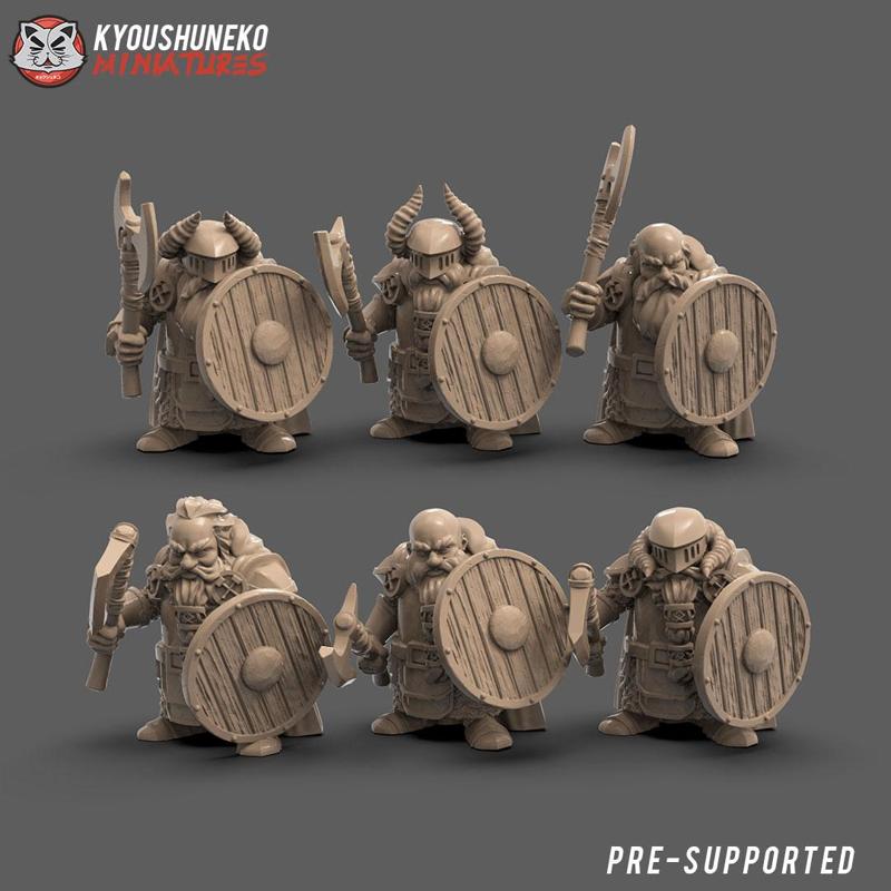 Dwarf Axe and Shield Unit