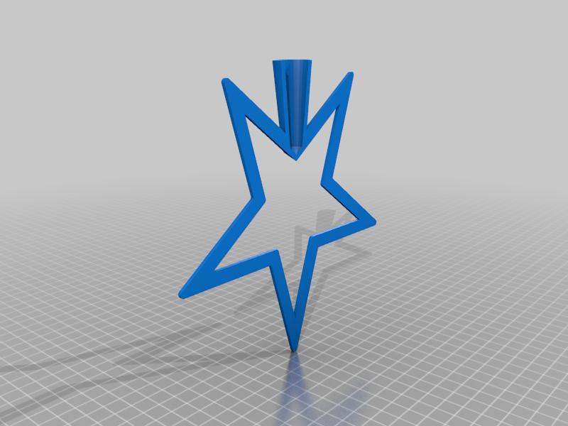 Minimalist Christmas Tree Topper (Small)