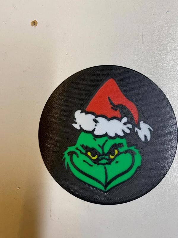 Grinch coaster   
