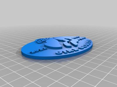 Girl Scouts name orniment