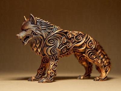 Designer WOLF Sculpture
