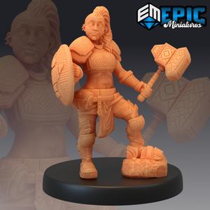 Dwarven War Maiden / Female Dwarf Warrior