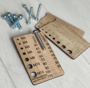 Screw Measuring Device - Laser Cut
