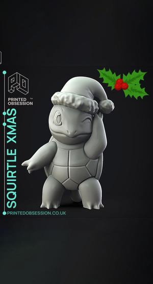 Squirtle Xmas - Pokemon - Fan Art