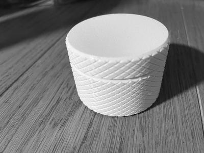Modular screw-top cylinder with Knurled finish