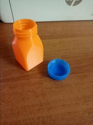 Square bottles for vase