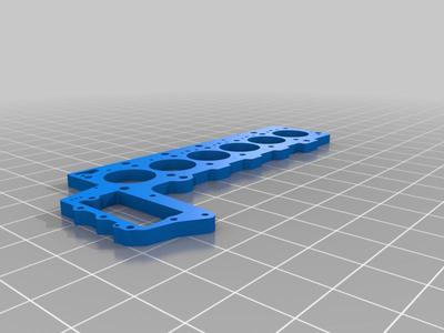Bigger version of the M57 D25 head gasket keychain