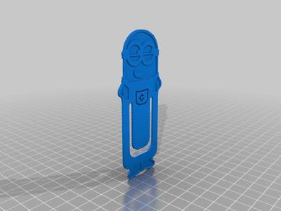 SEÑALADOR MINION - bookmark