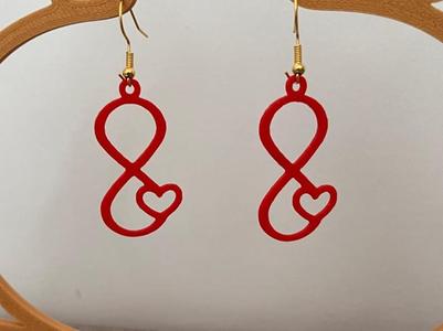 Earrings - Infinity Love