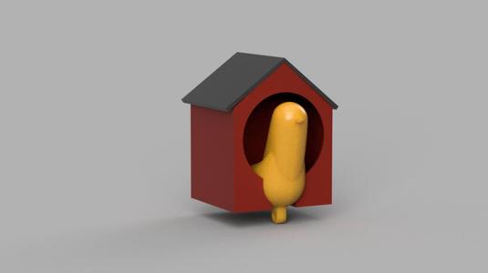 SIMPLE BIRDHOUSE KEY HOLDER