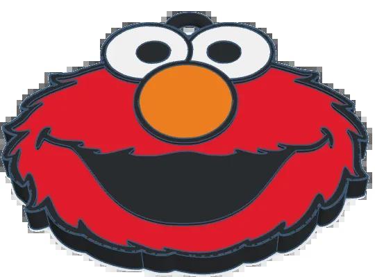 Red Monster Says A Me Elmo Sesame Street Keychain   