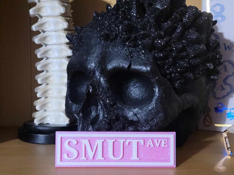 Bookshelf Sign - SMUT - AVE/ST (Multi. Options)