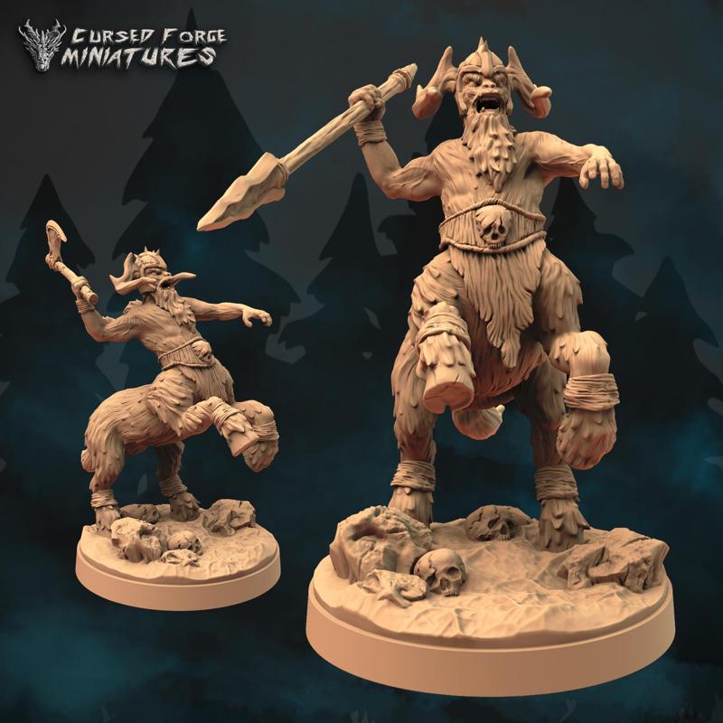 Forest keeper centaur 2 poses (supported)