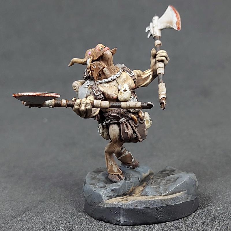 Minotaur A - Male Bellowing - PRE-SUPPORTED