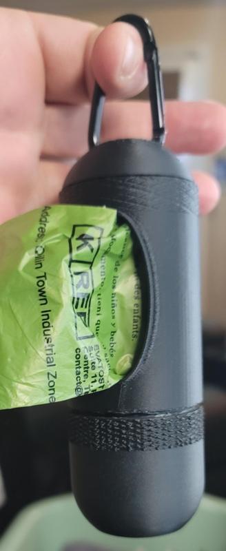 Doggo Poo Bag Holder w Flashlight