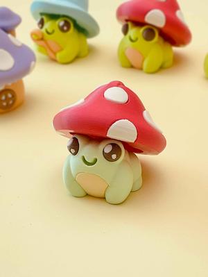 Toadstool Frog  — Fidget Clicker Keychains