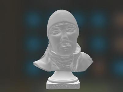 My image as a statue
