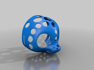 Kemono fursuit base with eye blanks