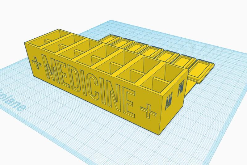 AM-PM 7 Day Medicine Box