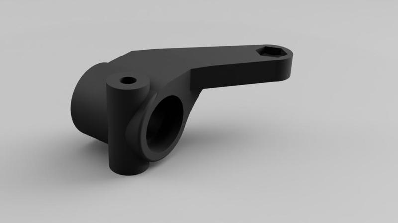 losi xxx-cr steering hub