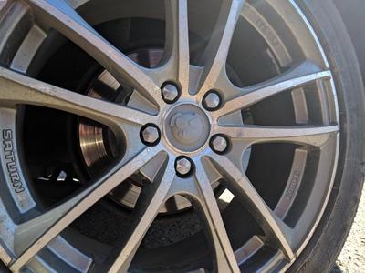 Subaru wheel central cap with pig sign