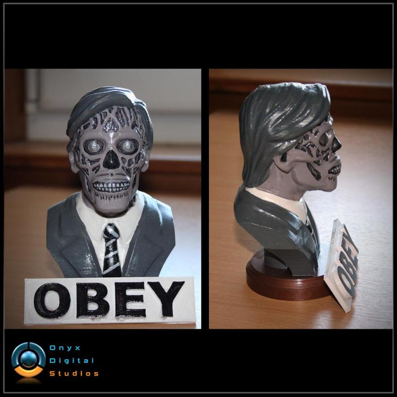 They Live Bust pose 01 - OBEY
