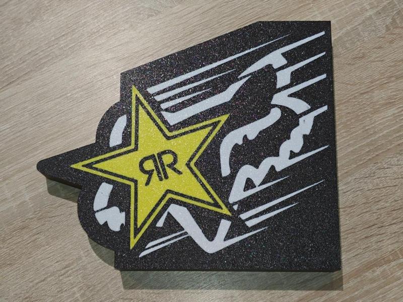 Fox/Rockstar Energy Illuminated Sign